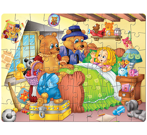 Goldilocks & The Three Bears 60 Pieces